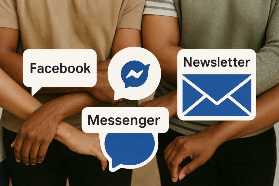 We're on Facebook and Messenger and more!